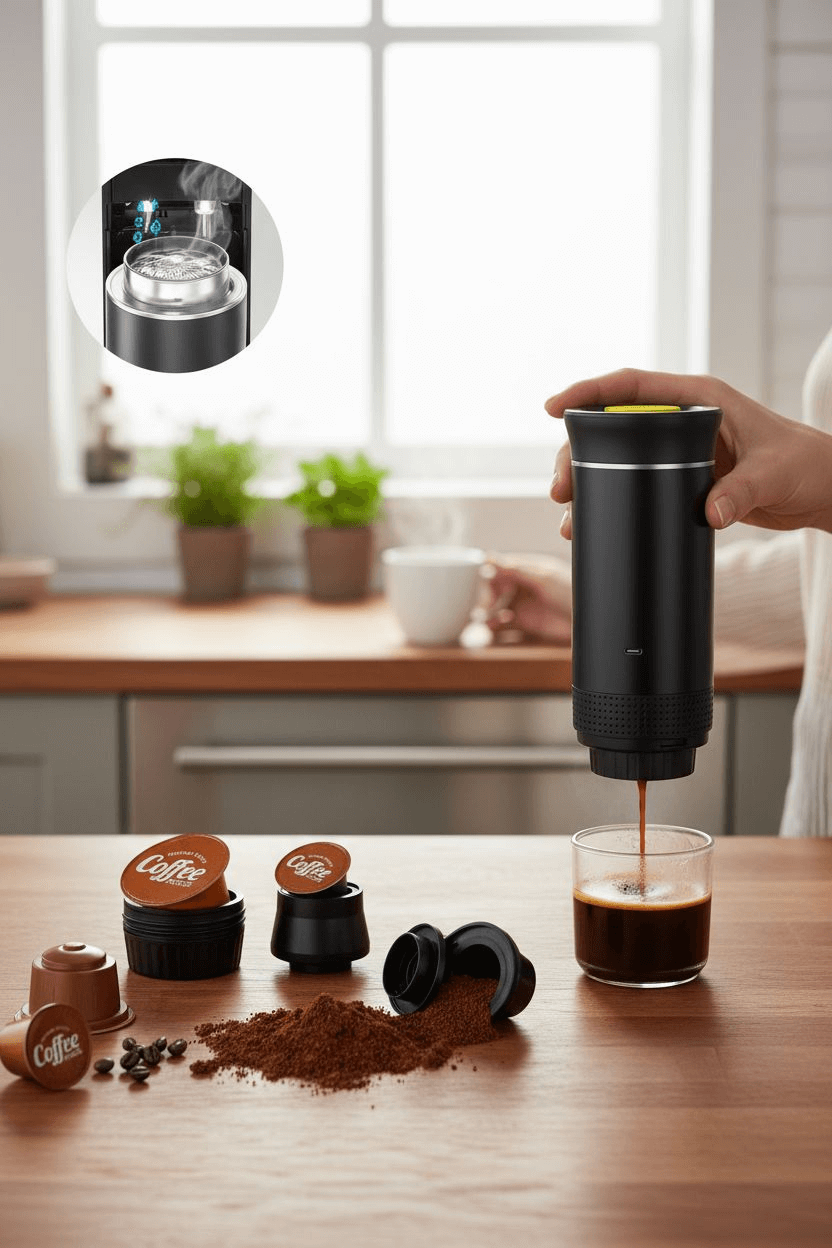 Travel Brew Coffee Maker - Quick Bru