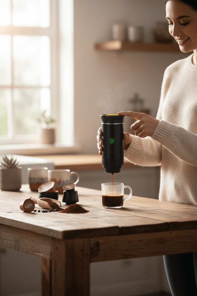 Travel Brew Coffee Maker - Quick Bru